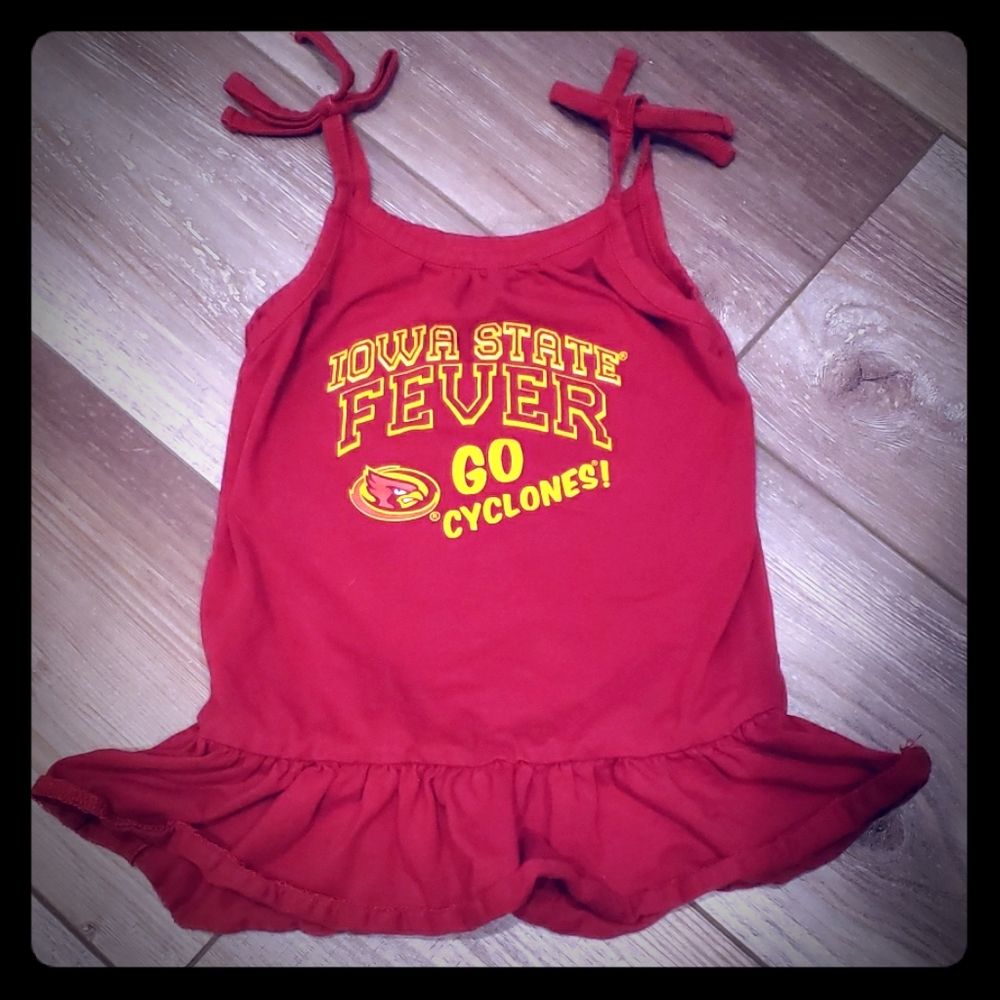 6-12 month Iowa State Cyclone dress 💕